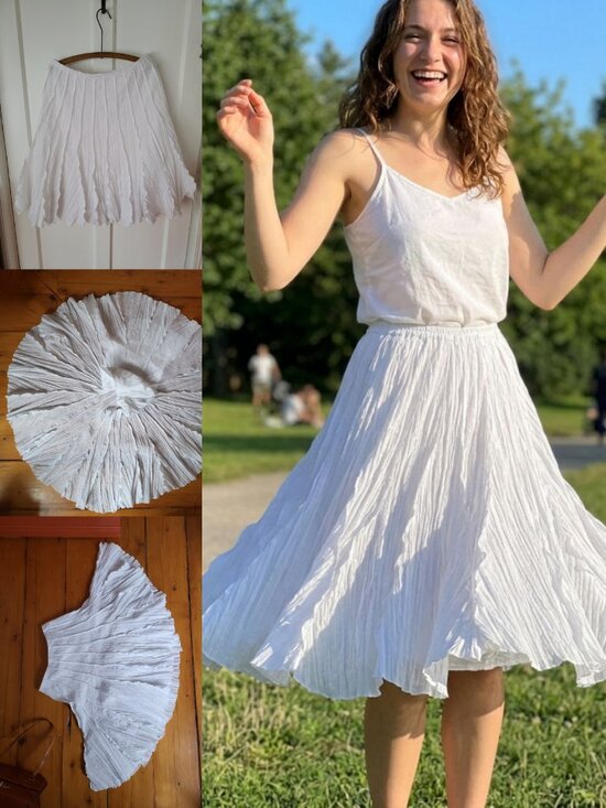 Guess Dresses & Skirts - GUESS White Lightweight spring summer Skirt Midi